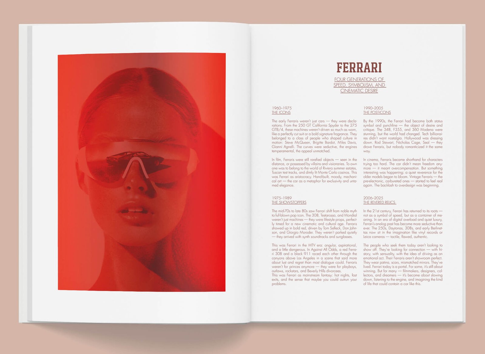 Under the Sun Ferrari book by Mirage - Ferrari Ikonen