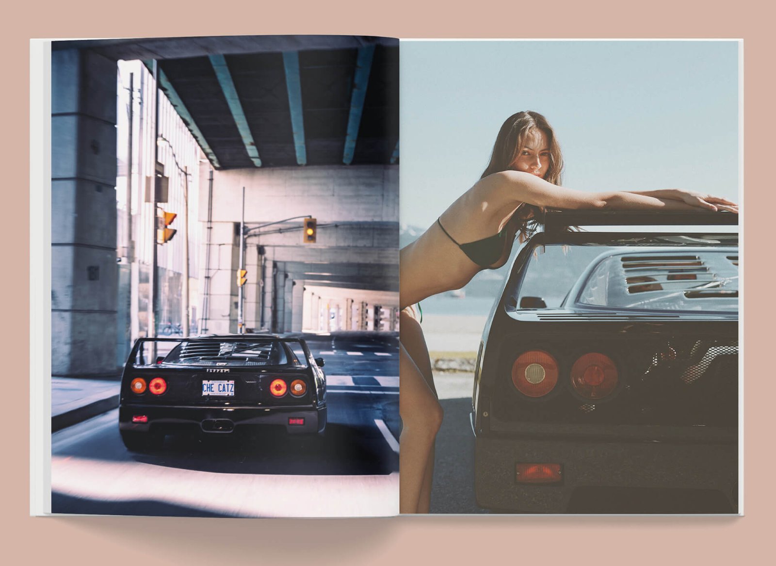 Under the Sun Ferrari book by Mirage - Ferrari Testarossa book