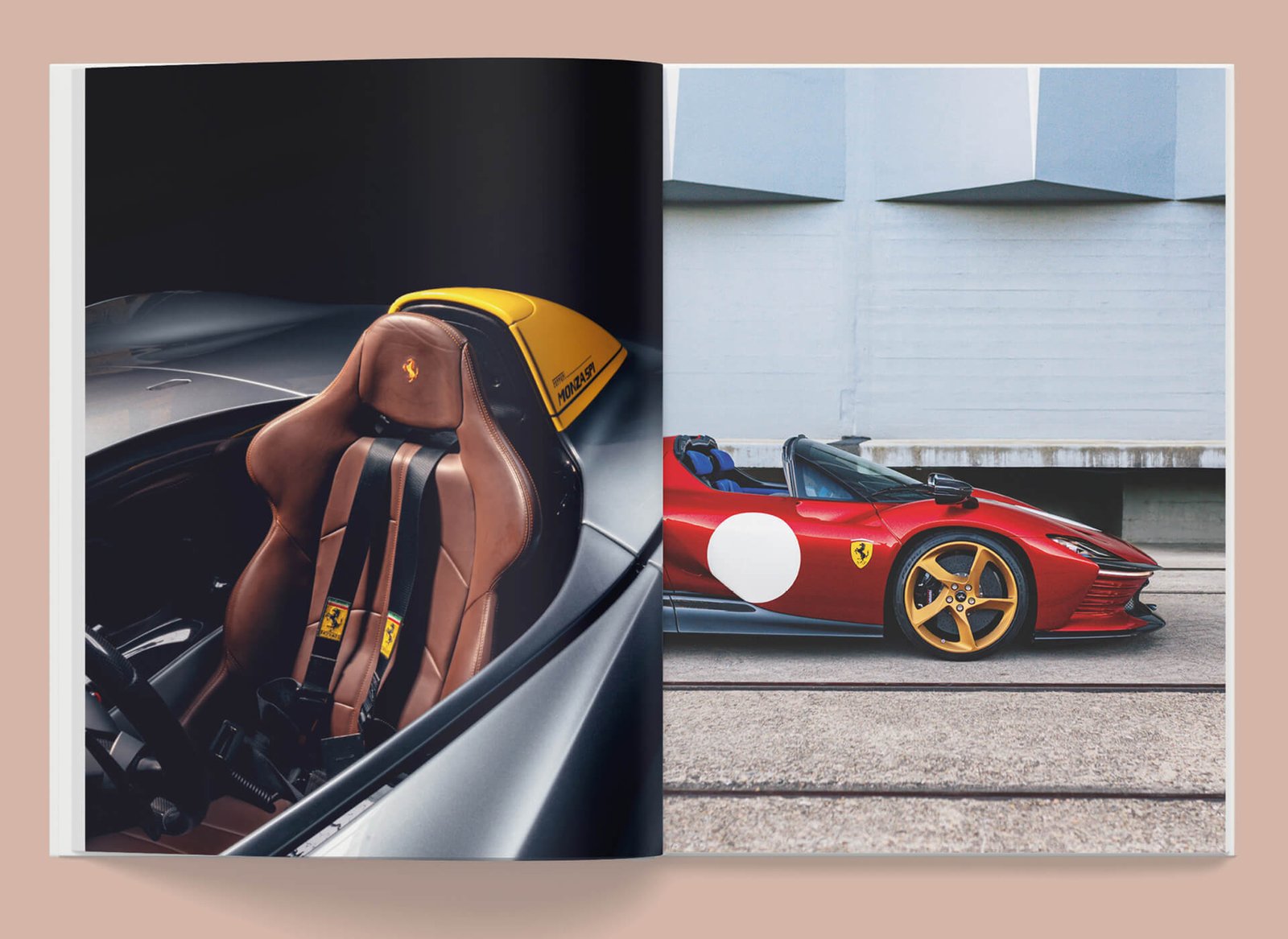 Under the Sun Ferrari book by Mirage - Ferrari Design Book